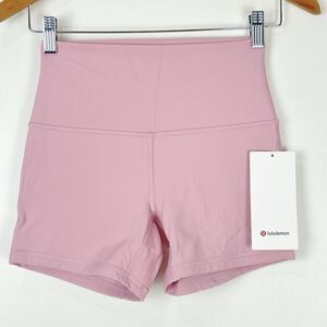 NWT Lululemon Align High Rise Short 4" Pink Haze Size 6